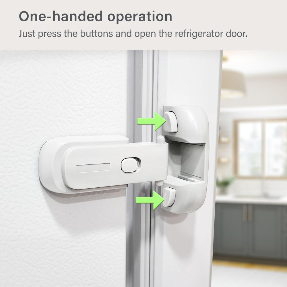 Heart of Tafiti fridge lock adapts to multiple refrigerator types for flexible use.