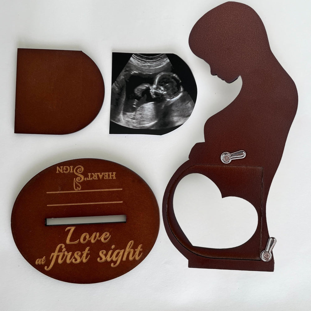 Heart's Sign frame tabletop stand for versatile placement.