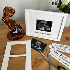 Heart's Sign photo mat expands display options for portraits.