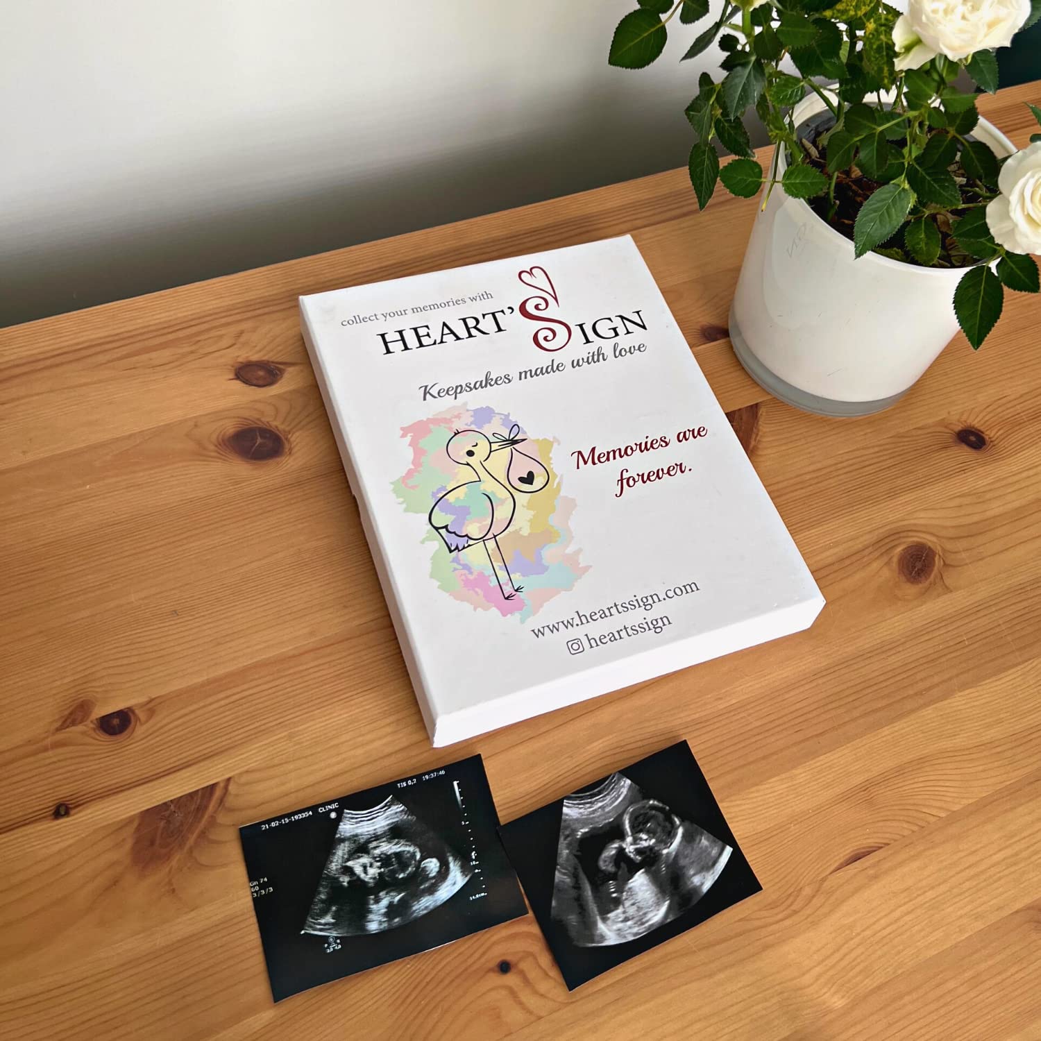 Heart's Sign photo mats provide versatile framing options for memories.