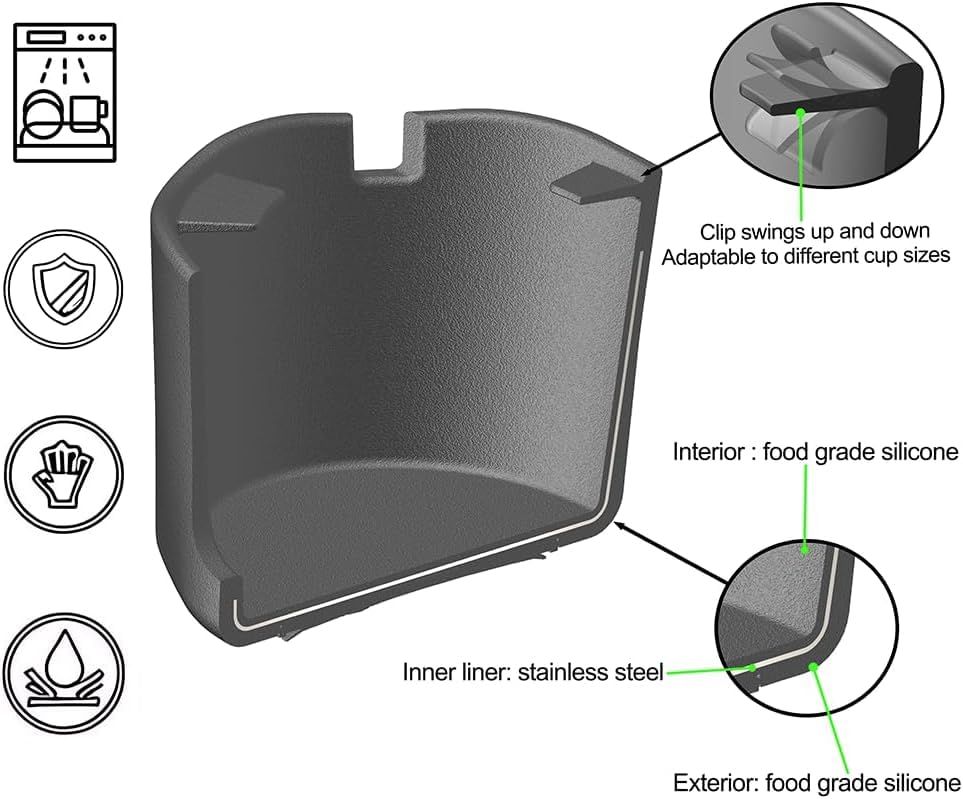 Heavyrain universal size compatibility fits cups and bottles