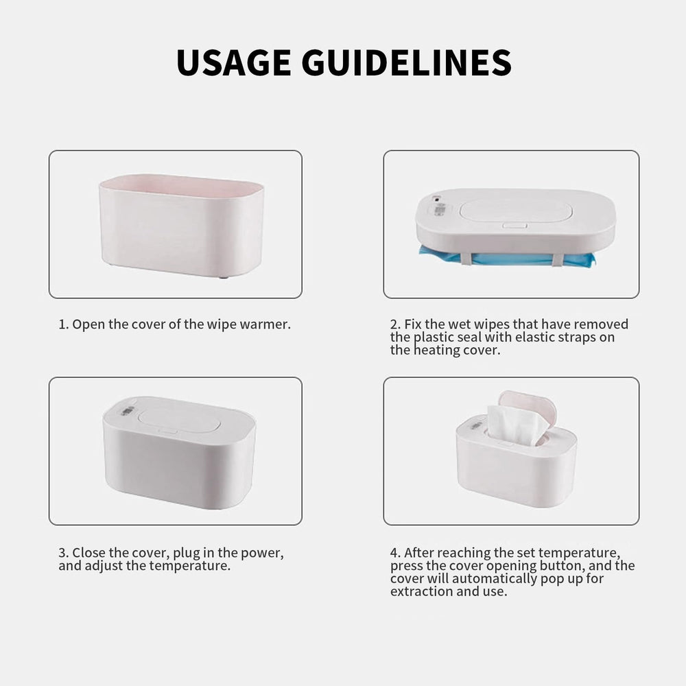 Hebafri baby wipe warmer is versatile for facial masks and makeup wipes.