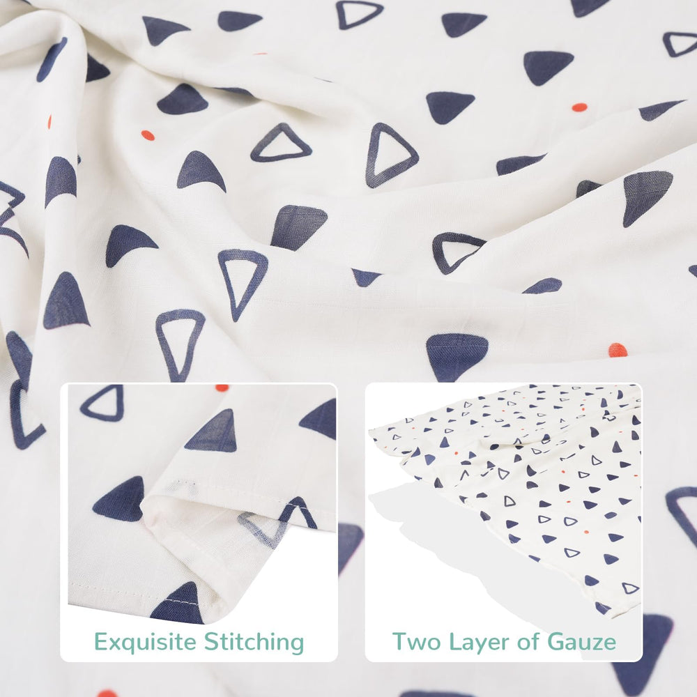 HECCEI swaddle blanket ideal as stroller cover on sunny rides