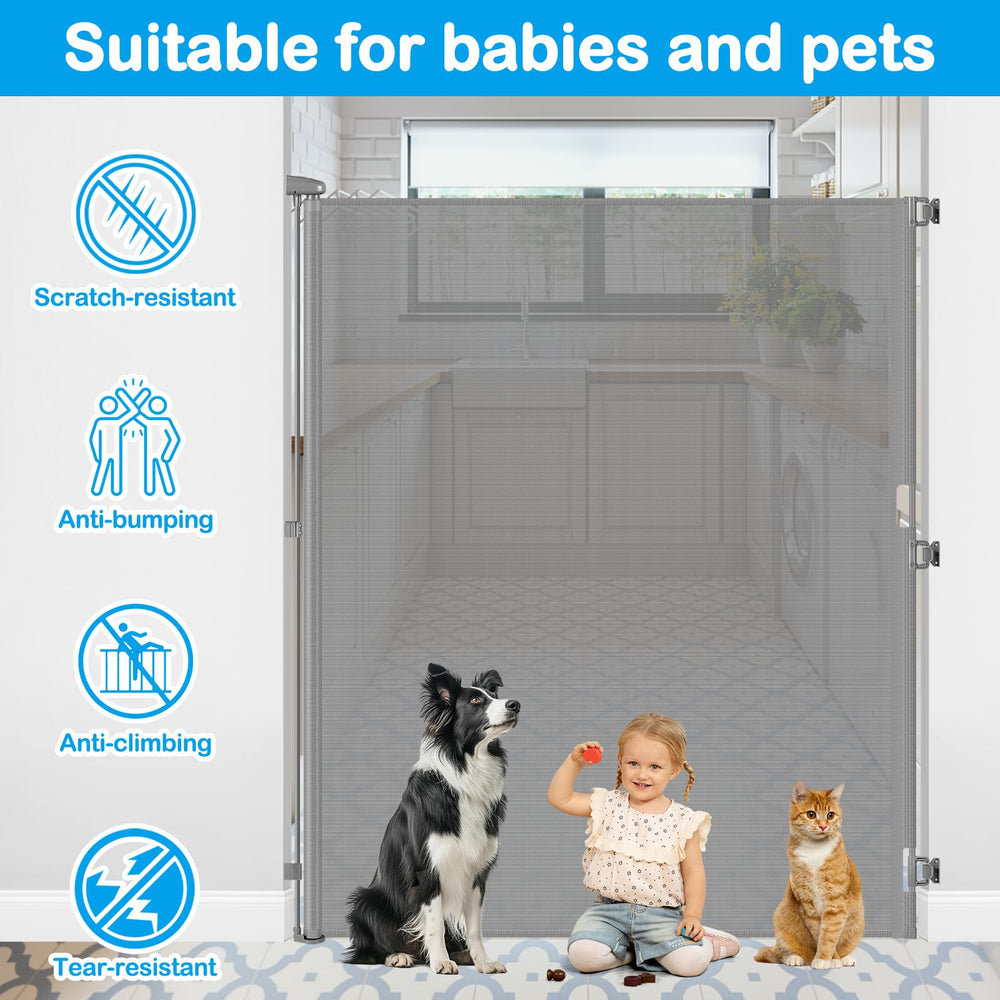 Baseboard-adjustable design reduces gaps for a snug fit on varied baseboards.