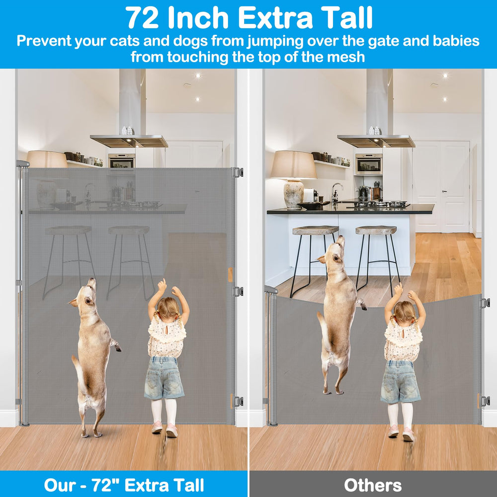 One-handed operation lets you pass through doorways while holding a child.