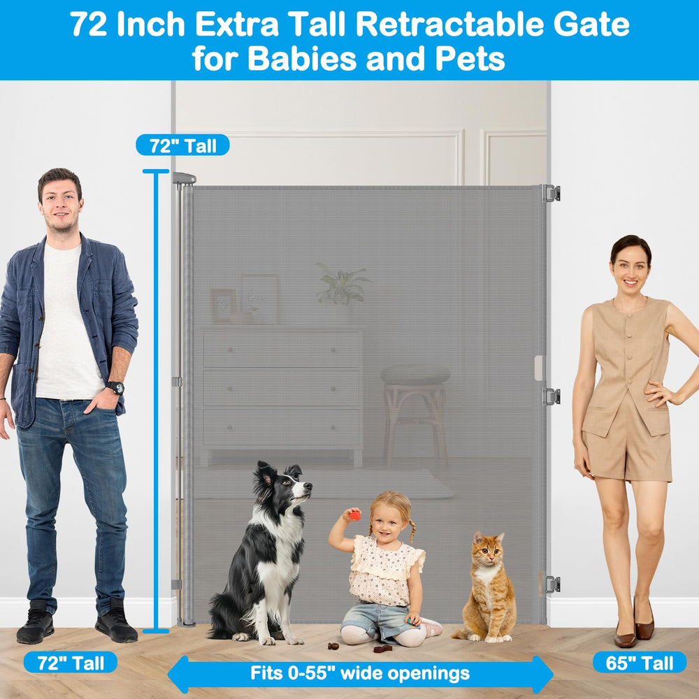 HEELALBABY mesh design with soft, scratch-resistant fabric protects walls and furniture.