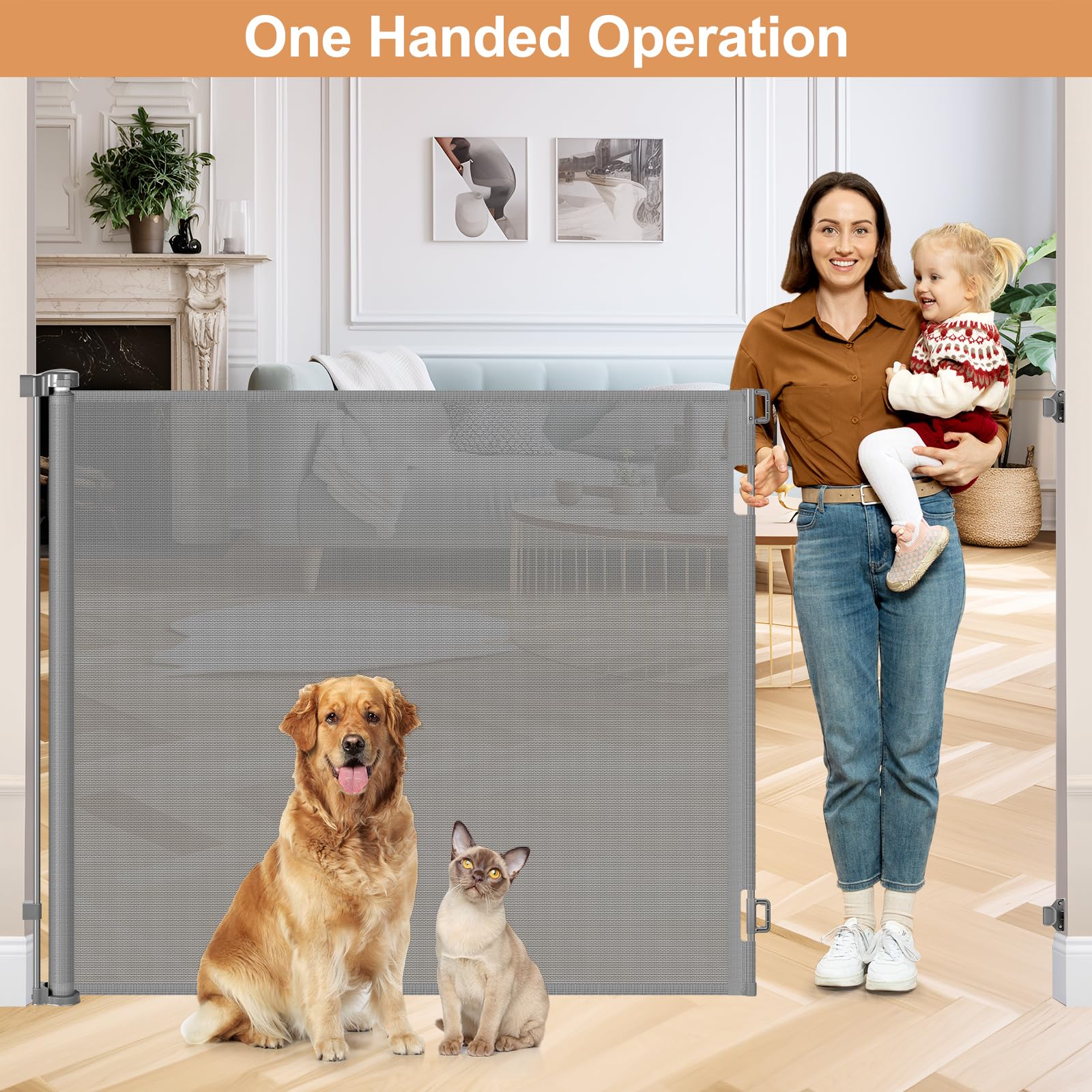 HEELALBABY baseboard-compatible gate installation