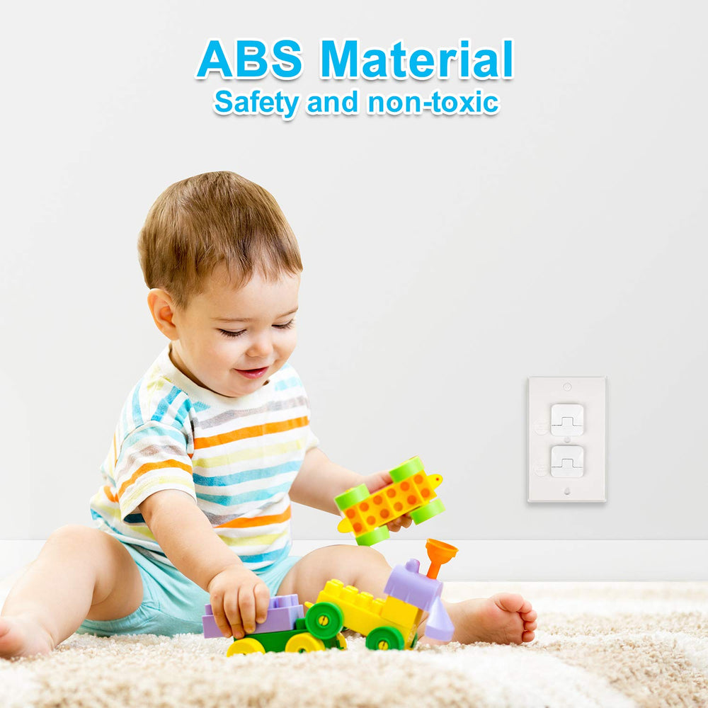 HEELALBABY easy install removal design lets adults cover and uncover outlets quickly