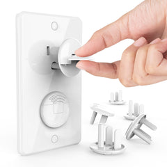 Heelalbaby hidden-handle outlet cover 32-pack for easy adult removal