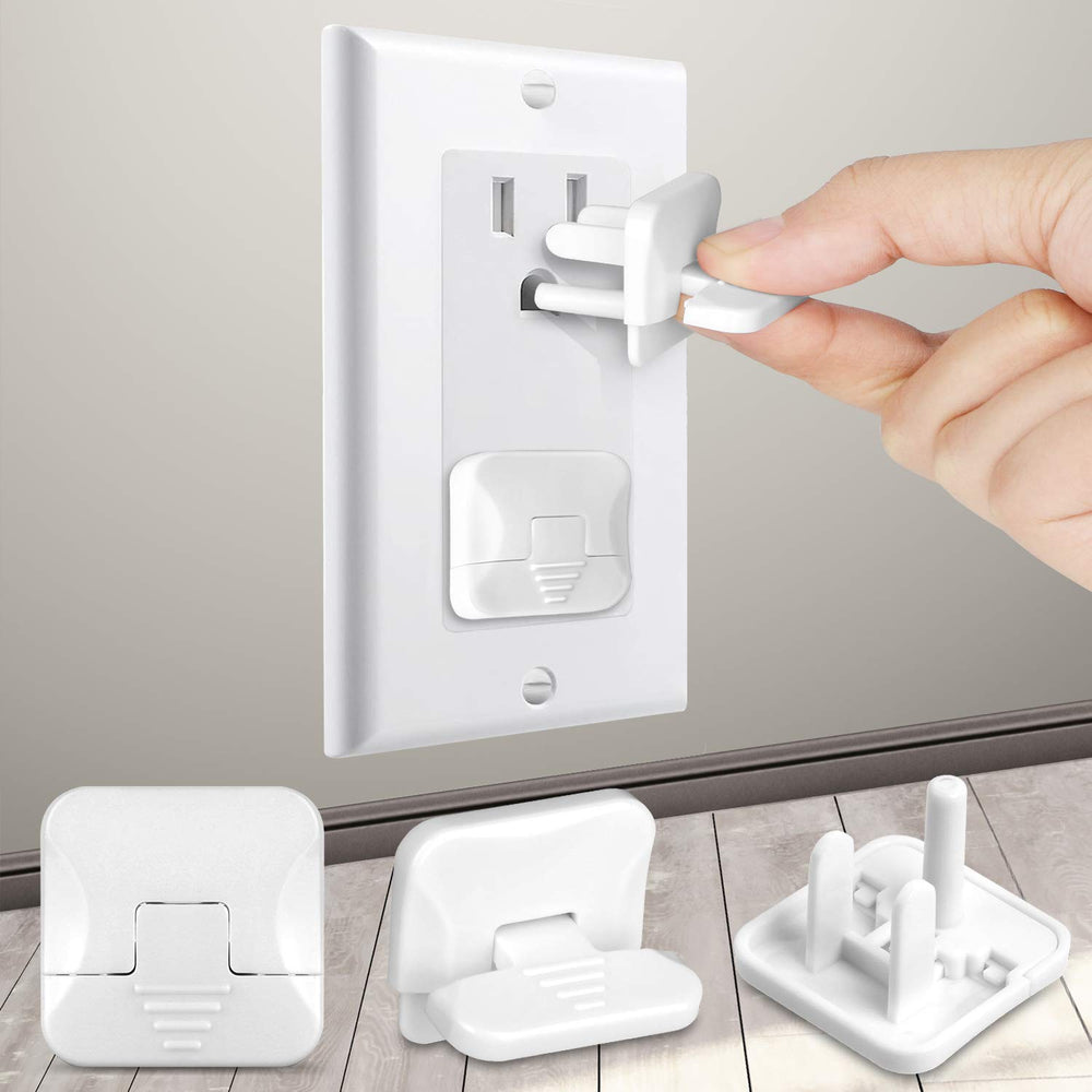 HEELALBABY outlet covers with hidden handle for easy adult removal and safety