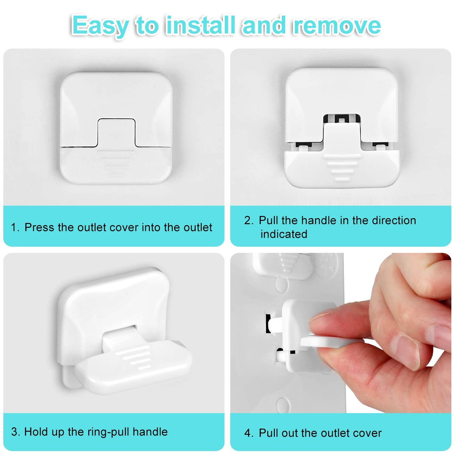 HEELALBABY portable outlet covers keep children safe at home or away