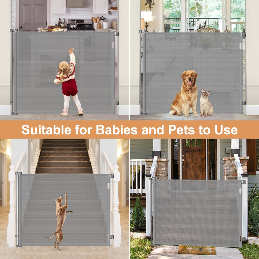 HEELALBABY patio gate protecting children outdoors