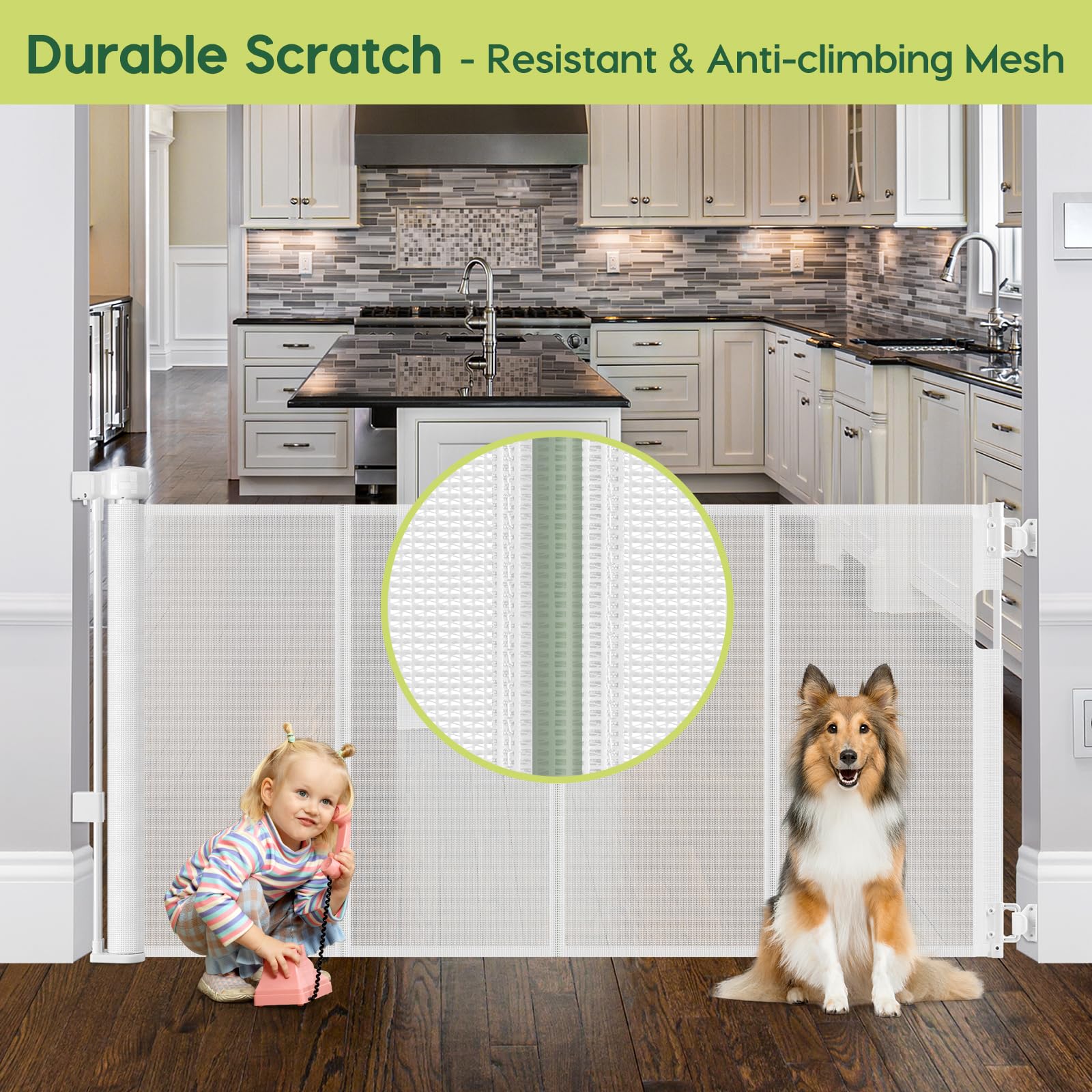 HEELALBABY pet-friendly design supports toddlers and small dogs safely