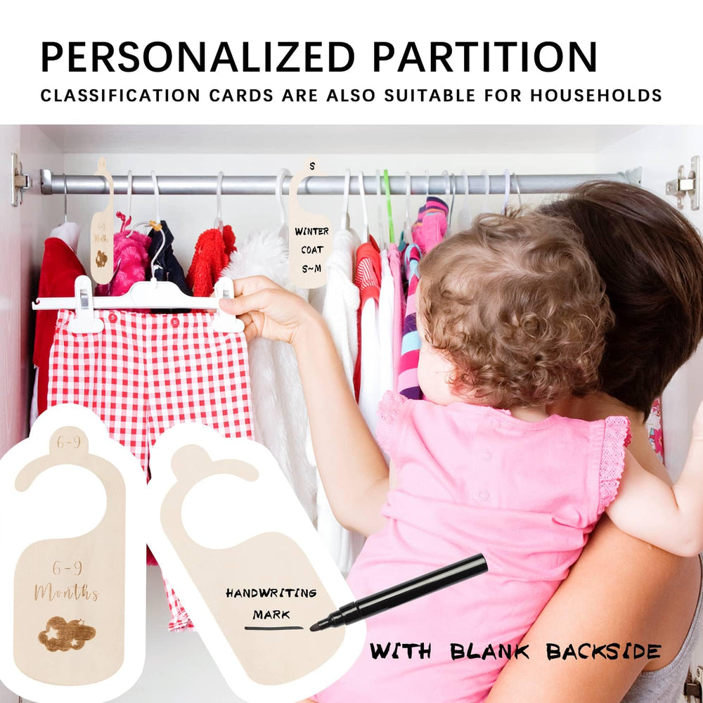 Hefild wooden dividers—perfect shower gift for new parents.