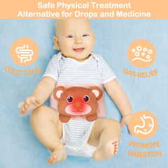 Heigoeost soft plush belly band provides gentle warmth for newborns.