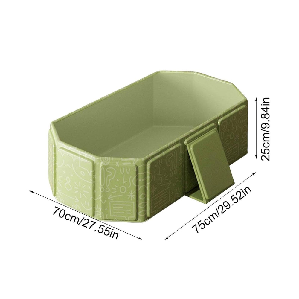 HeiheiTom tub with sturdy base and anti-slip surface for safe bath time