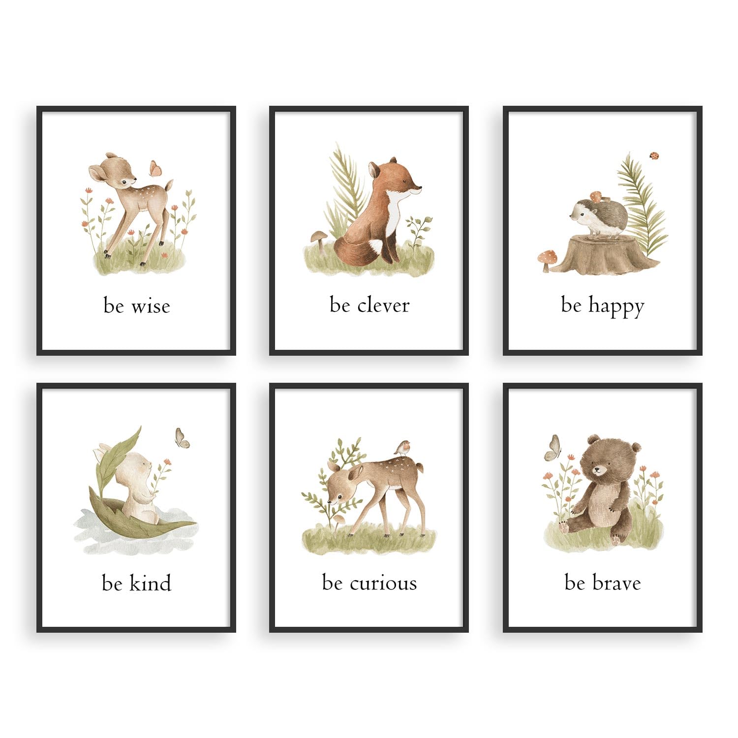 heilkee woodland nursery decor featuring a fox print for playful wall art