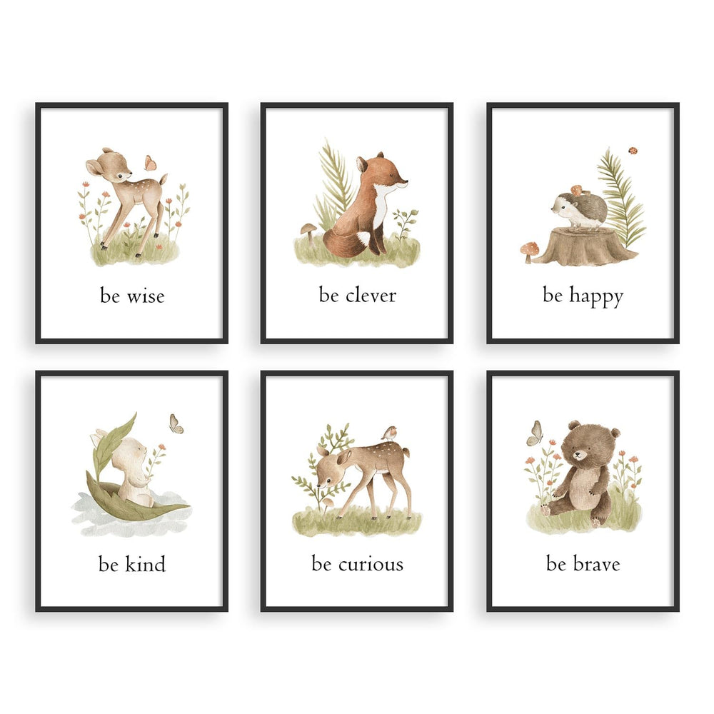 heilkee woodland nursery decor featuring a fox print for playful wall art