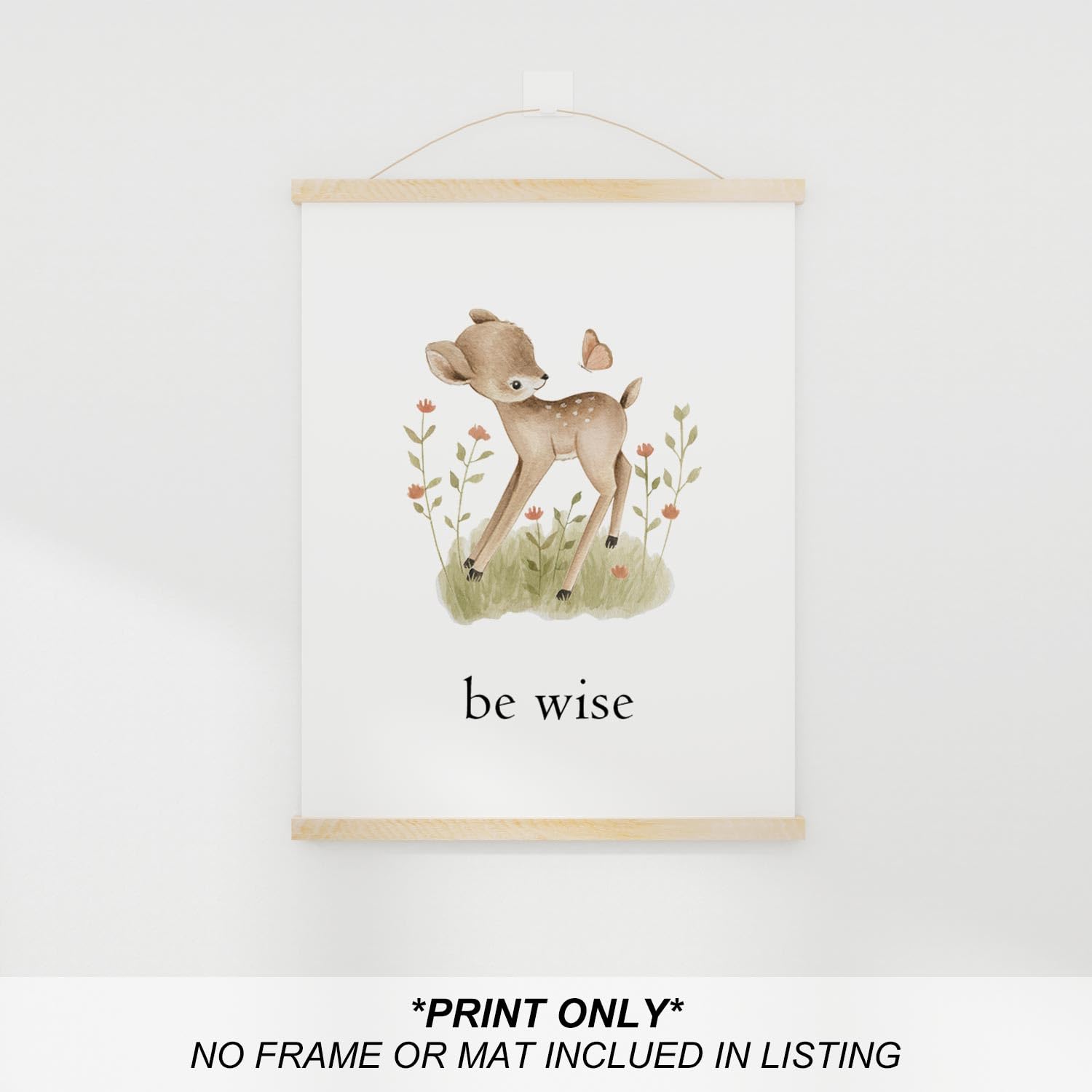 heilkee woodland nursery decor unframed prints ready for framing