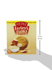 Heinz Farley's Rusks Original 300g served in a bowl to support early self-feeding