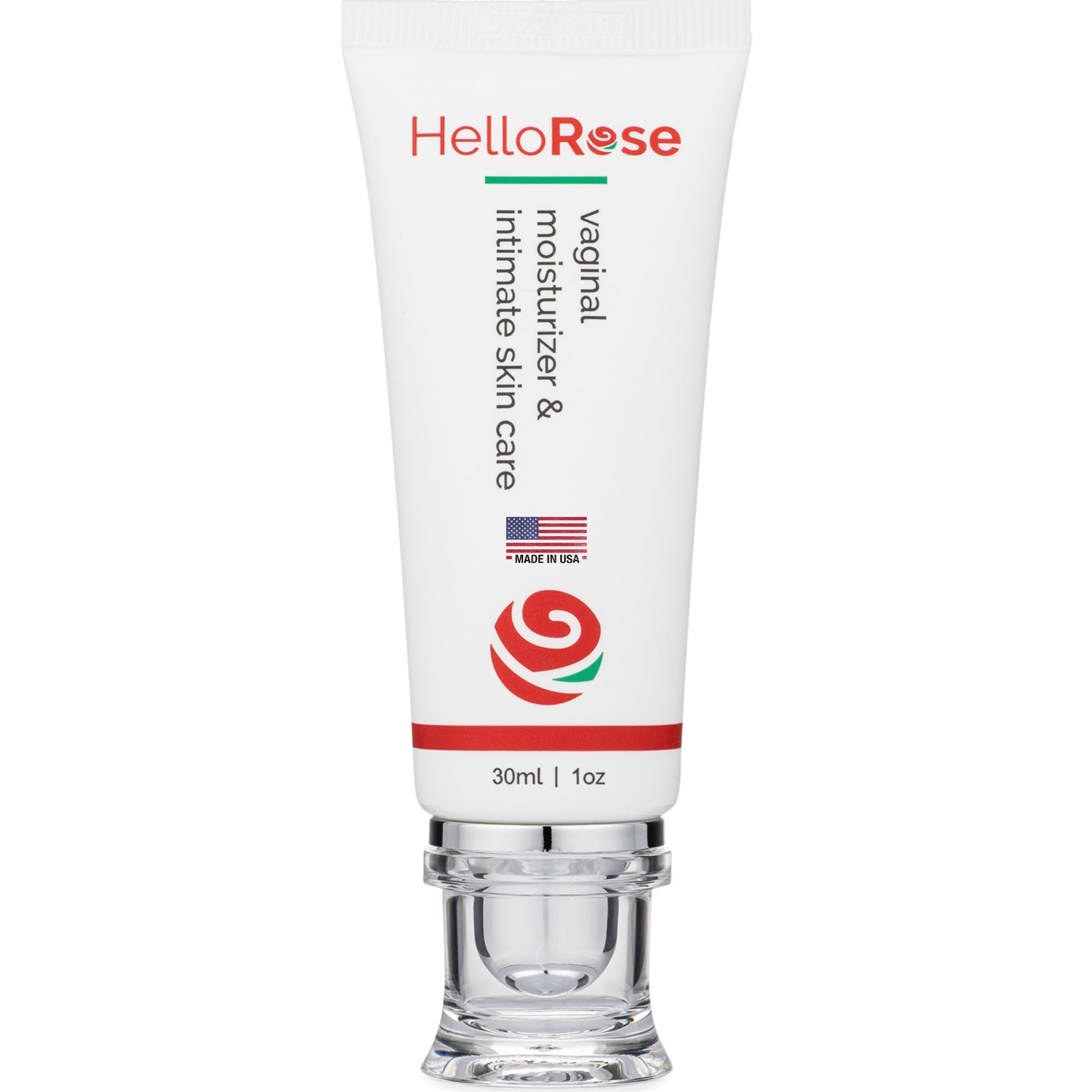 Hello Rose Vaginal Moisturizer bottle for daily, hormone-free moisture.