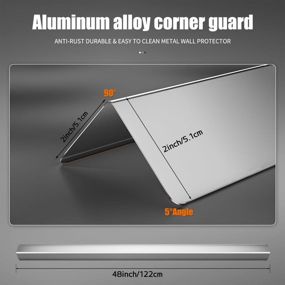 HelloaySen corner guard, tape-install example, simple mounting on smooth walls.