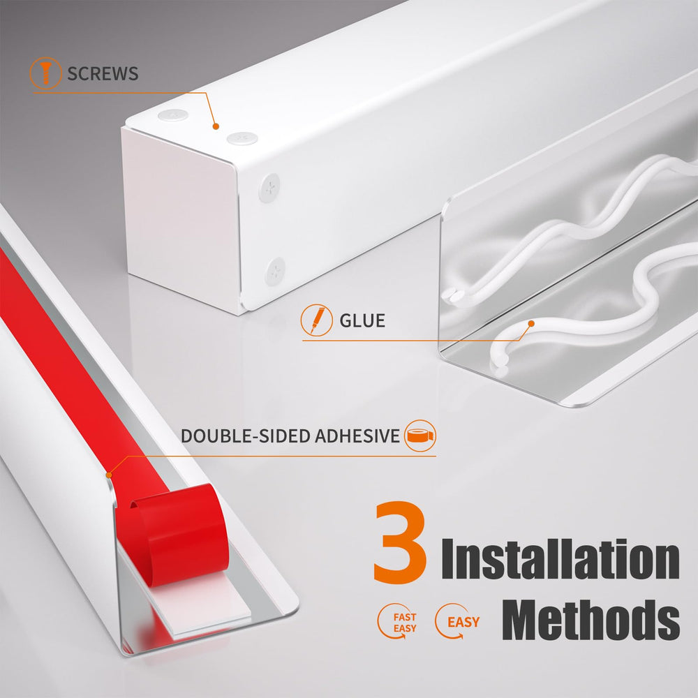 HelloaySen easy installation option with adhesive for walls.