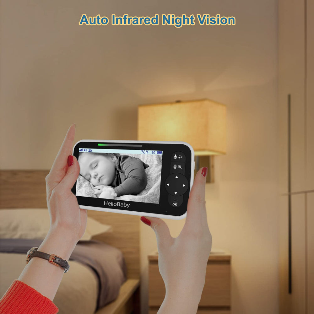 HelloBaby 1000 ft range demonstrated across a living space.