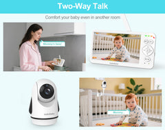 HelloBaby 4000mAh battery with ECO mode supports long use