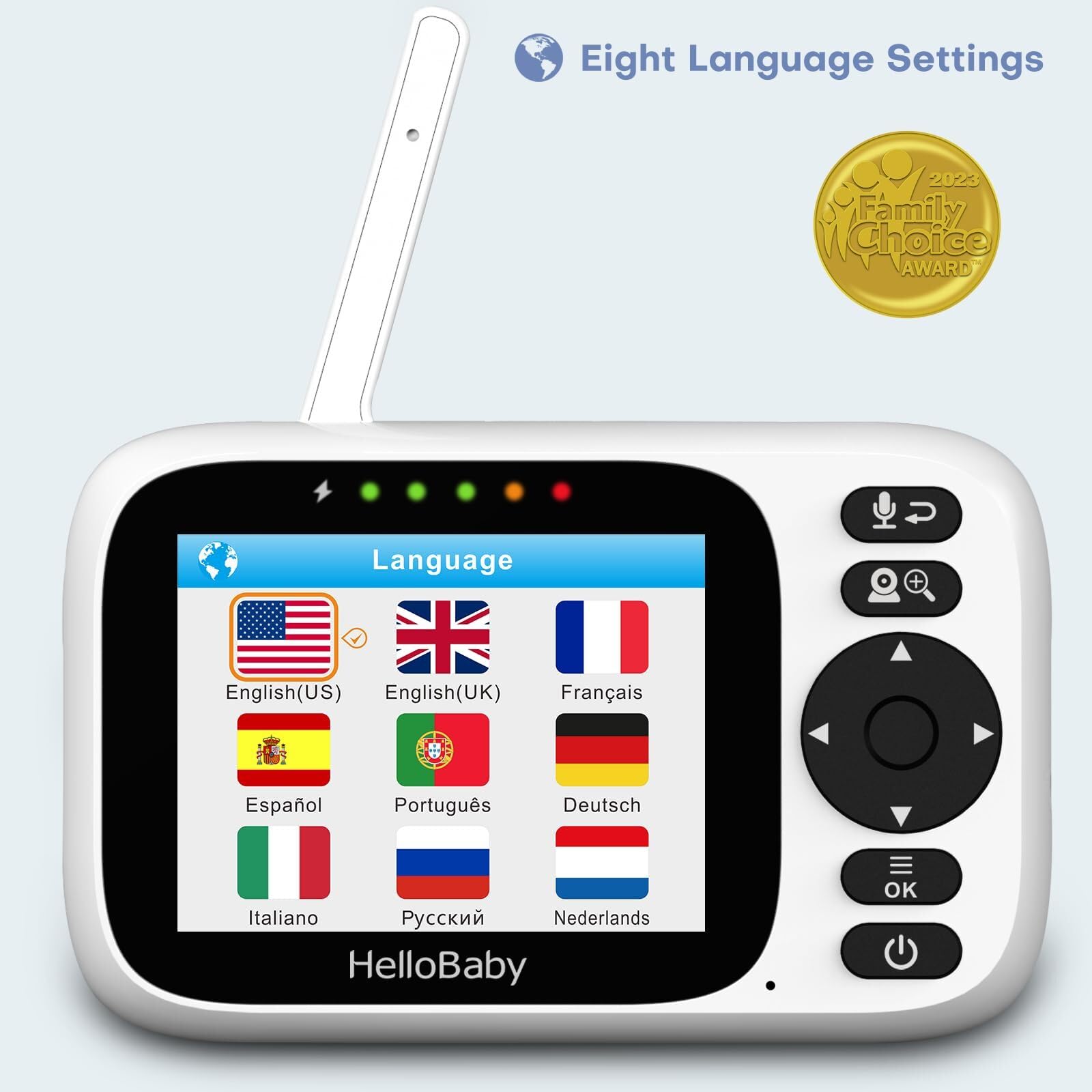 HelloBaby temperature alerts help you notice nursery changes