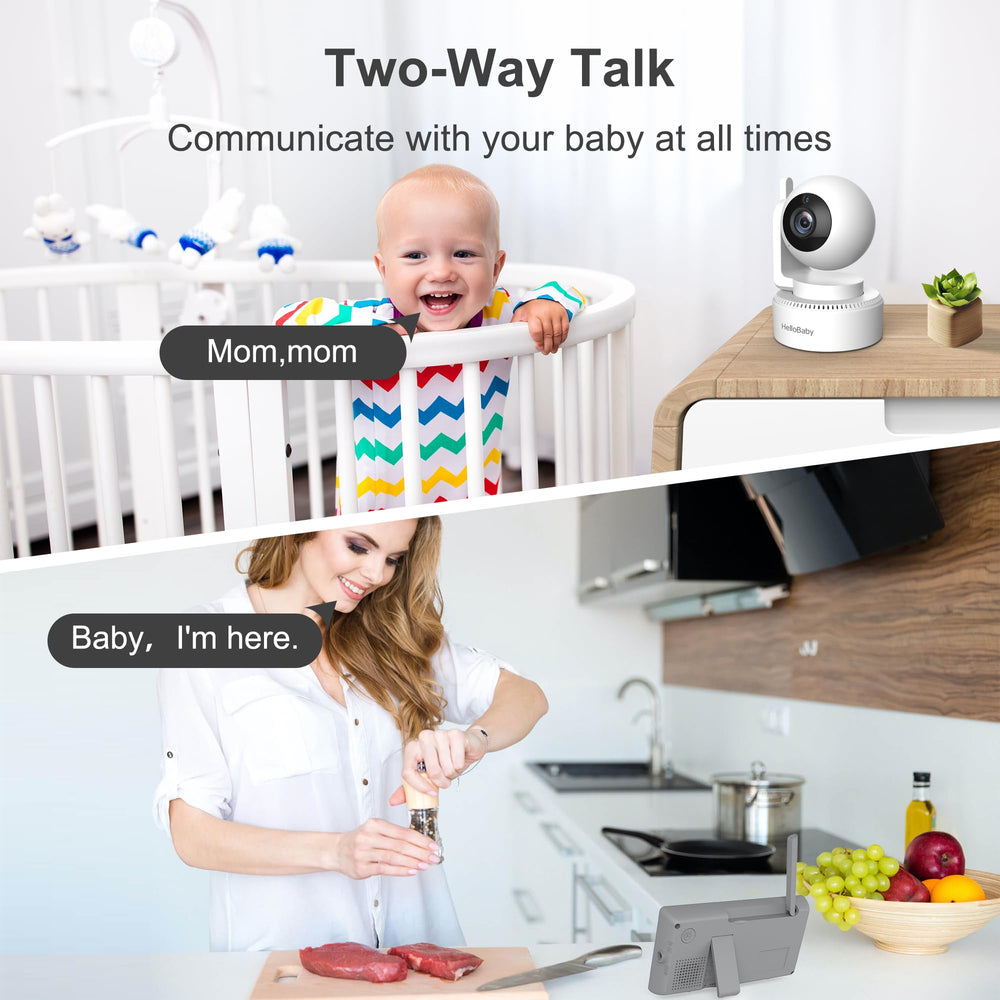 HelloBaby ECO mode saves power by dimming the display.