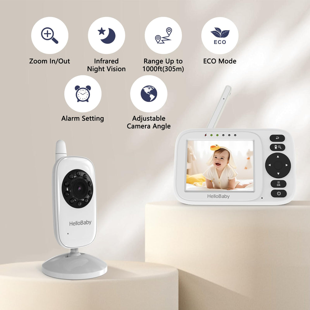 HelloBaby HB2438 USB charging port for flexible power options