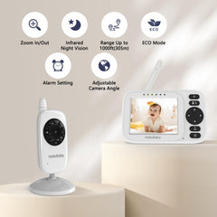 HelloBaby HB2438 USB charging port for flexible power options