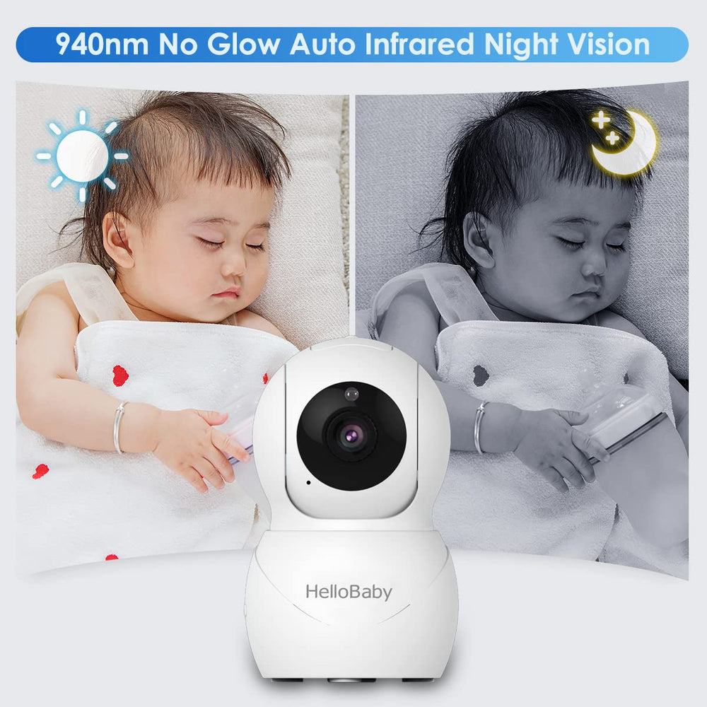 HelloBaby HB66pro temperature screen shows nursery conditions at a glance.