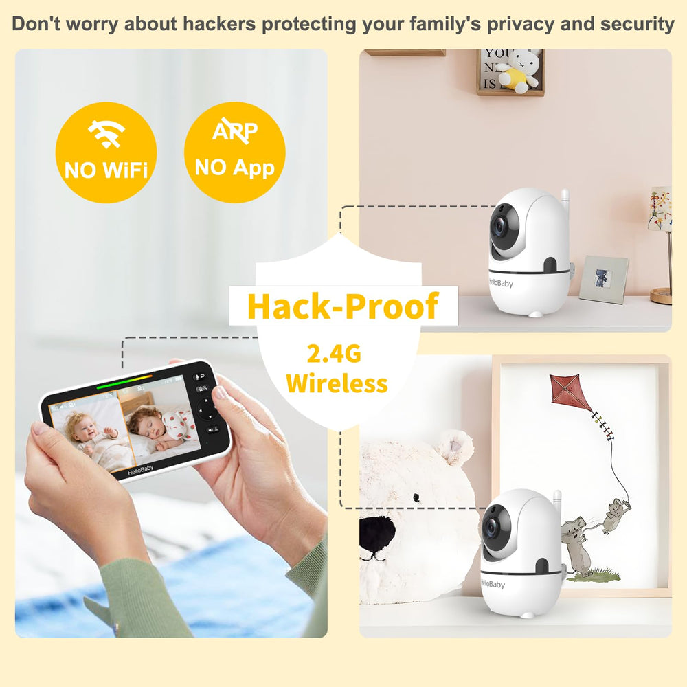 HelloBaby invisible infrared night vision shows details in darkness