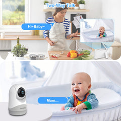 HelloBaby monitor privacy guarantees secure, wifi-free transmission for peace of mind.