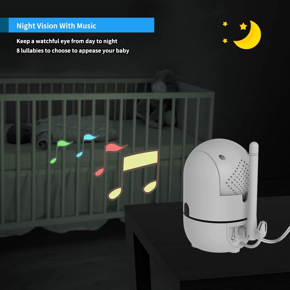 HelloBaby temperature sensor and two-way audio for listening and talking back