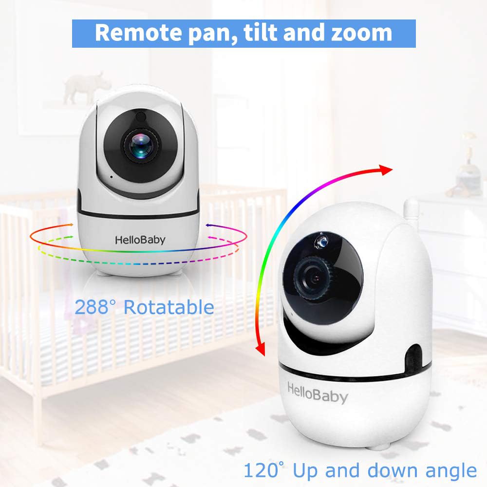 HelloBaby infrared night vision for low-light baby checks