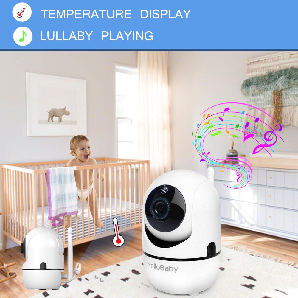 HelloBaby two-way audio for talk-back and reassuring checks