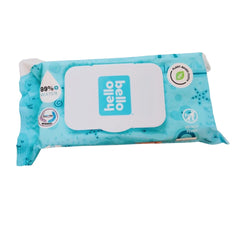 Hello Bello Baby Wipes 60-count four-pack for on-the-go cleaning.