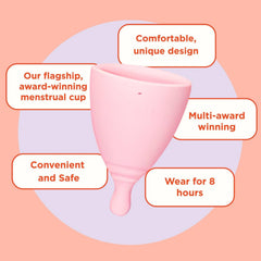 Hello Period reusable feminine hygiene option reduces waste and costs over time.
