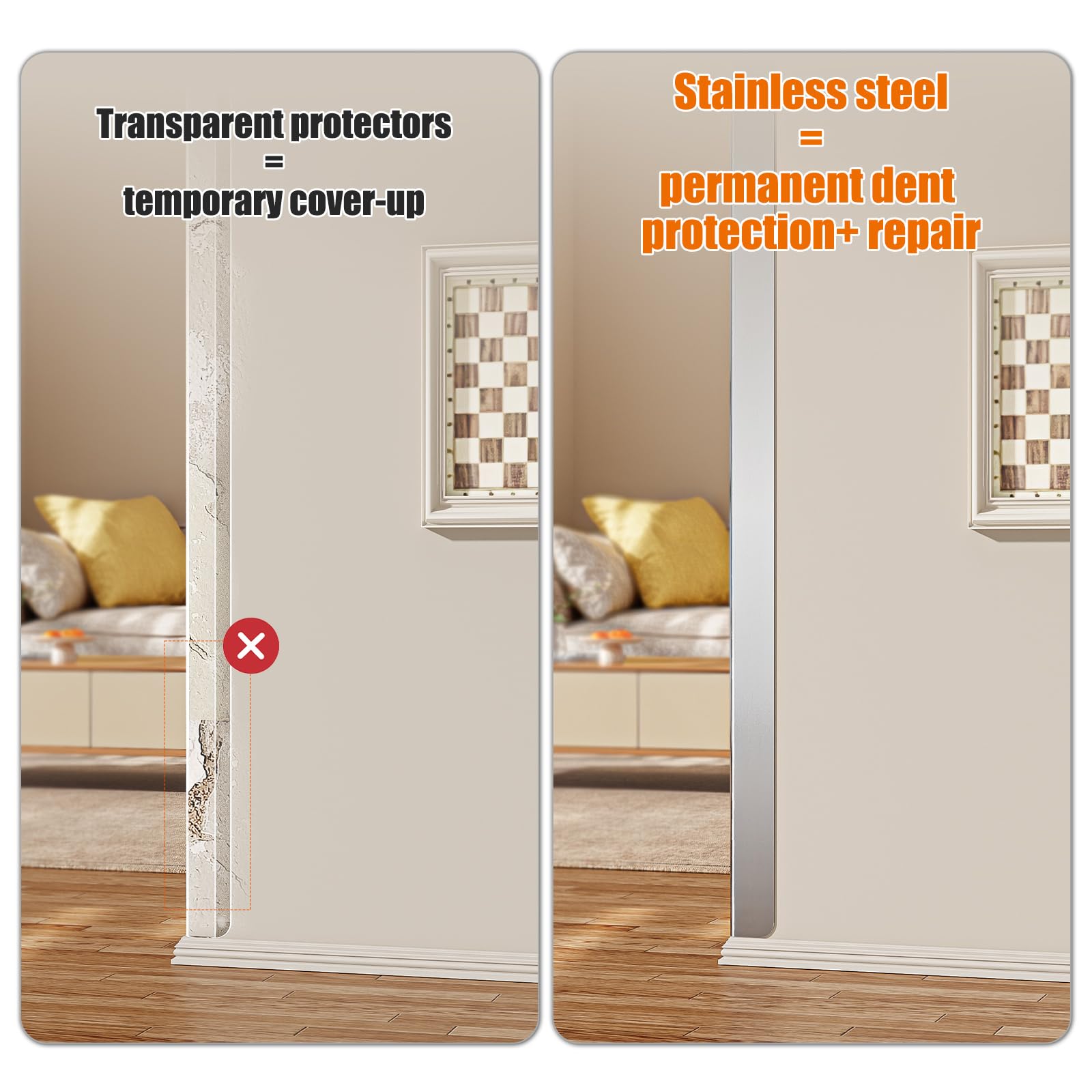 HelloaySen wall protection for high-traffic areas stays bright