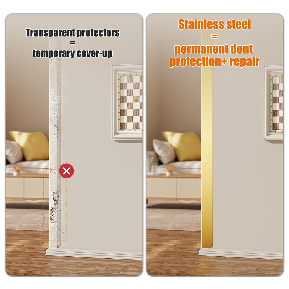 HelloaySen polished finish resists rust, keeping corners looking new in high-traffic areas.