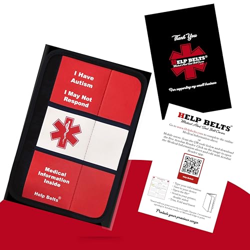 Help Belts medical alert cover supports quick data sharing in emergencies.