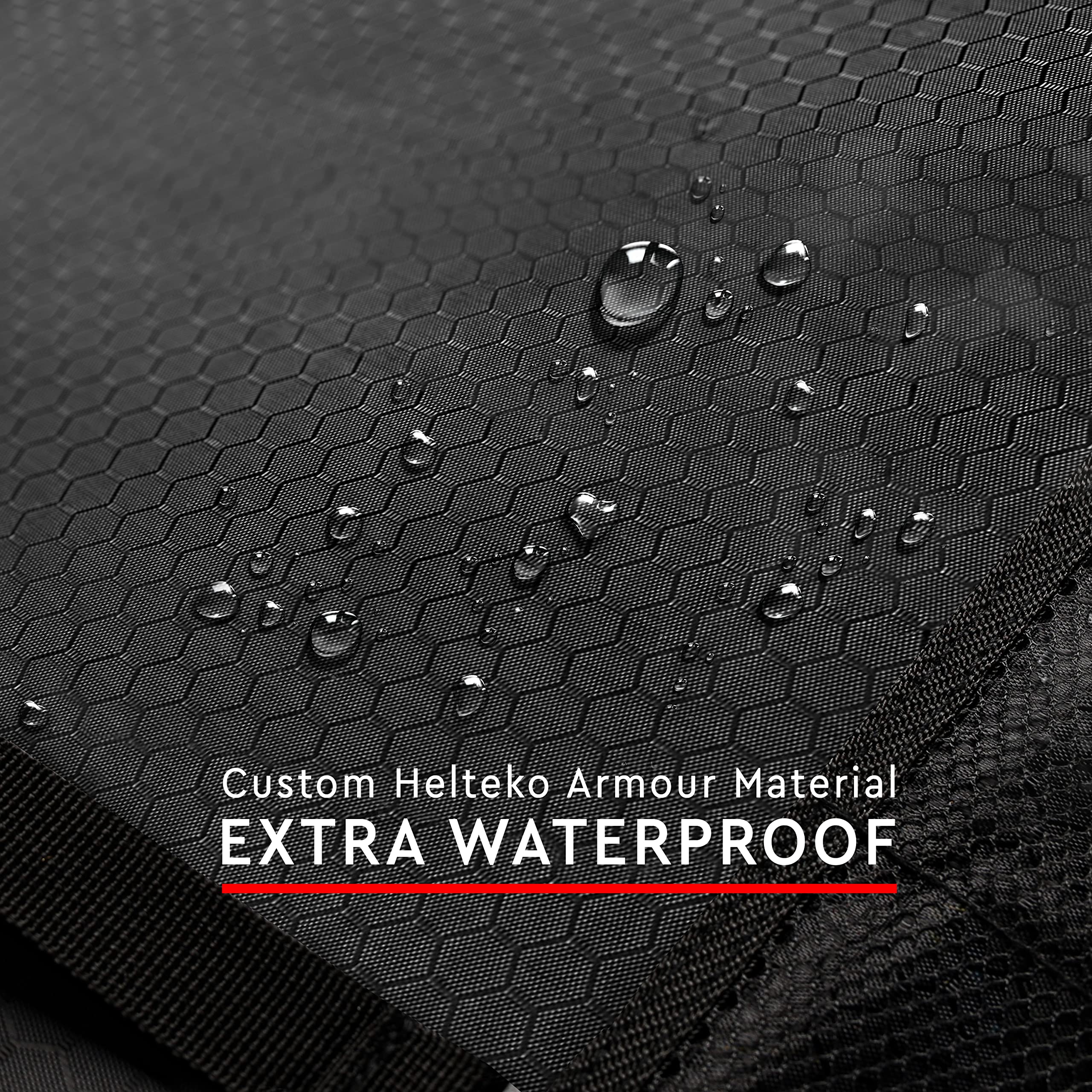 Helteko Kick Mat dual-layer materials offer lasting protection against spills.