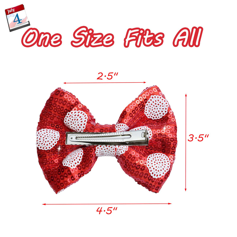 HELYKAKA Independence Day hair accessory adds festive flair to outfits and photos.