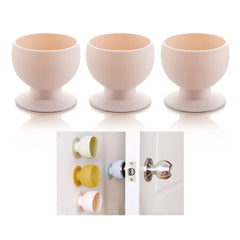 HEMIPLEGIA pink round doorknob cover protecting walls from impact
