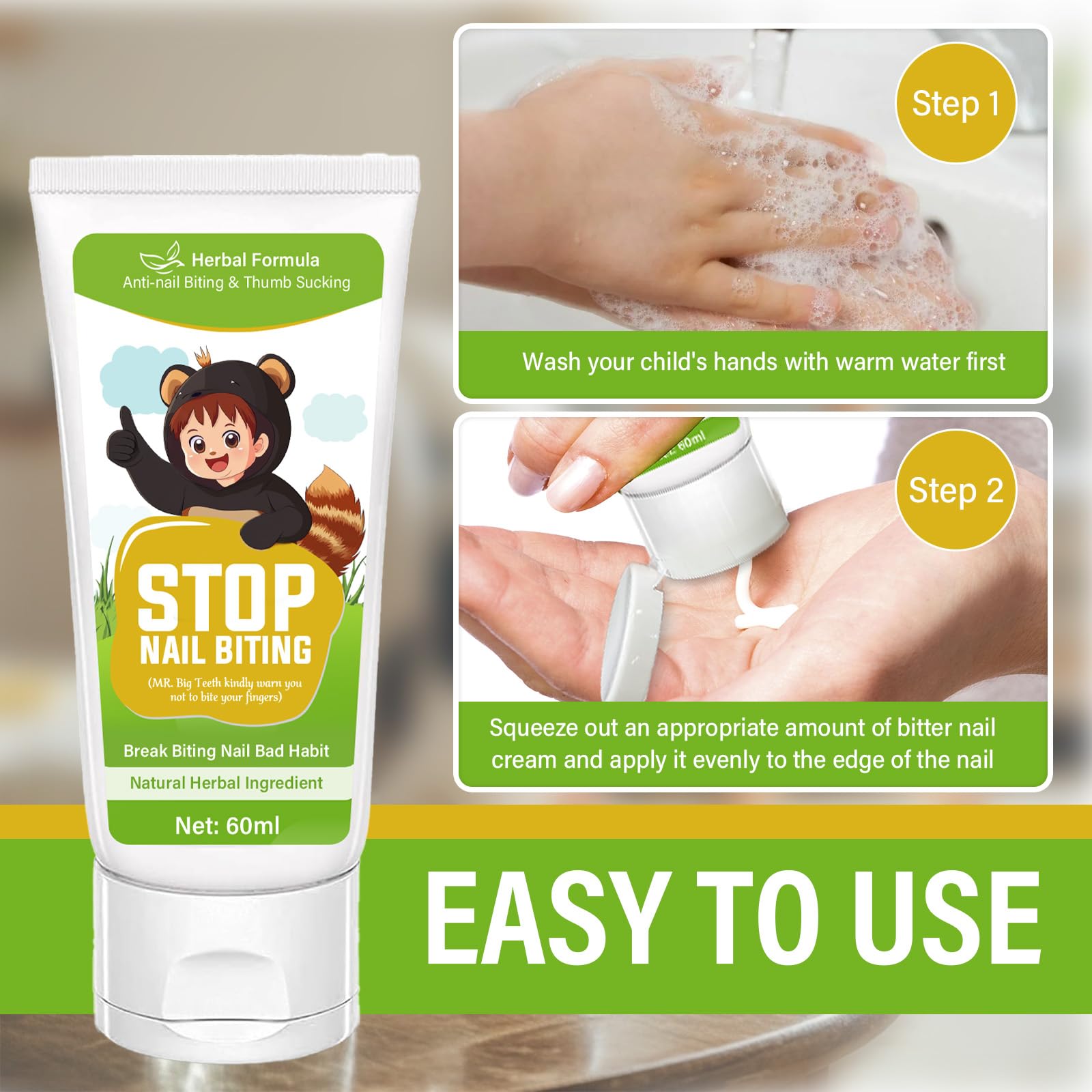 Clear odorless Hemir coating remains invisible on nails during activities.