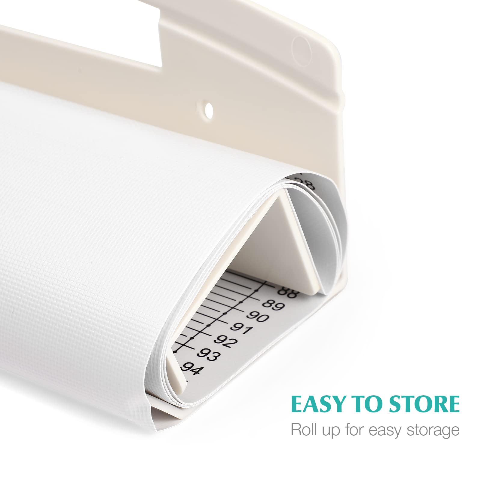 Hemobllo 52-75x11-inch measuring mat laid flat for clear sizing.