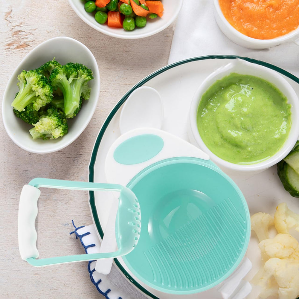 Hemoton baby food masher bowl compact design fits small kitchens